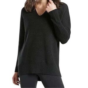 Athleta‎ Hanover Black V neck oversized sweater